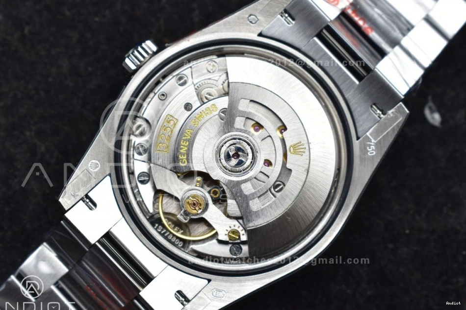 SS Dial Edition President Grey on V5 DayDate Best Roman Weight) Steel (Gain 904L 36 vr3255 Bracelet QF 0210